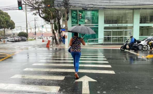 Previsão do tempo no ES dia de chuva