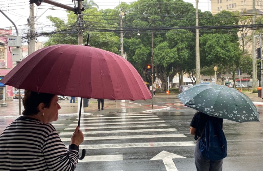 Previsão do tempo no ES dia de chuva