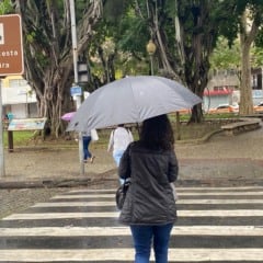 Previsão do tempo no ES dia de chuva