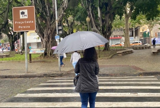Previsão do tempo no ES dia de chuva