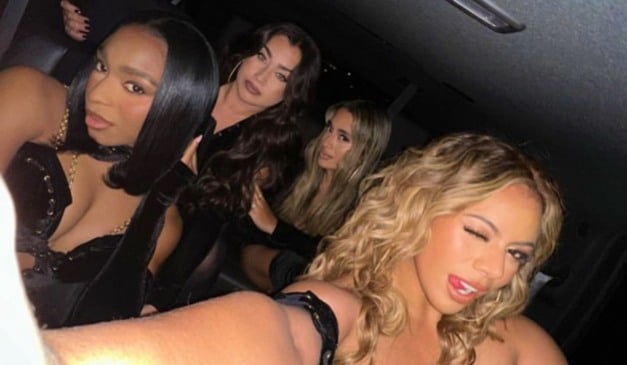 Quarteto se apresentou em show dos Jonas Brothers em Dallas, nos EUA (Foto: Reprodução/Instagram/@dinahjane)