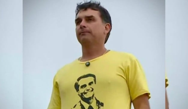 Flávio Bolsonaro em ato no Rio de Janeiro. Foto: Reprodução/Instagram @flaviobolsonaro