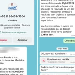 Golpistas de exames médicos se passaram pelo laboratório Lavoisier