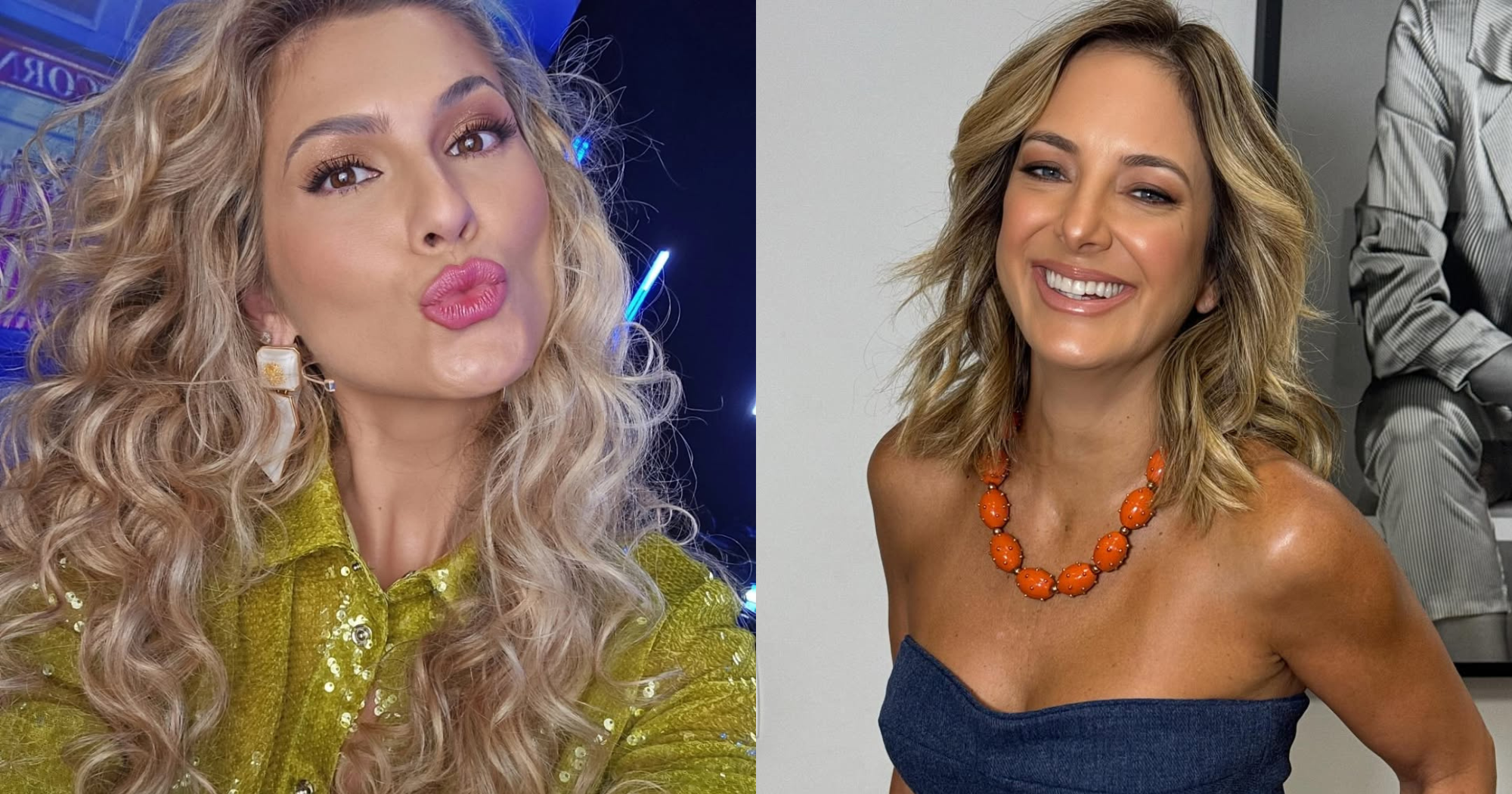Livia Andrade e Ticiane Pinheiro (Foto: Reprodução/Instagram @liviaandradereal @ticipinheiro)