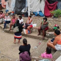 Ocupação da comunidade Vila Esperança no Centro de Vitória. Foto: Reprodução/Instagram @movimento_vat_es