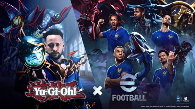 Neymar Jr. veste traje especial para a colab entre Yu-Gi-Oh! e eFootball™