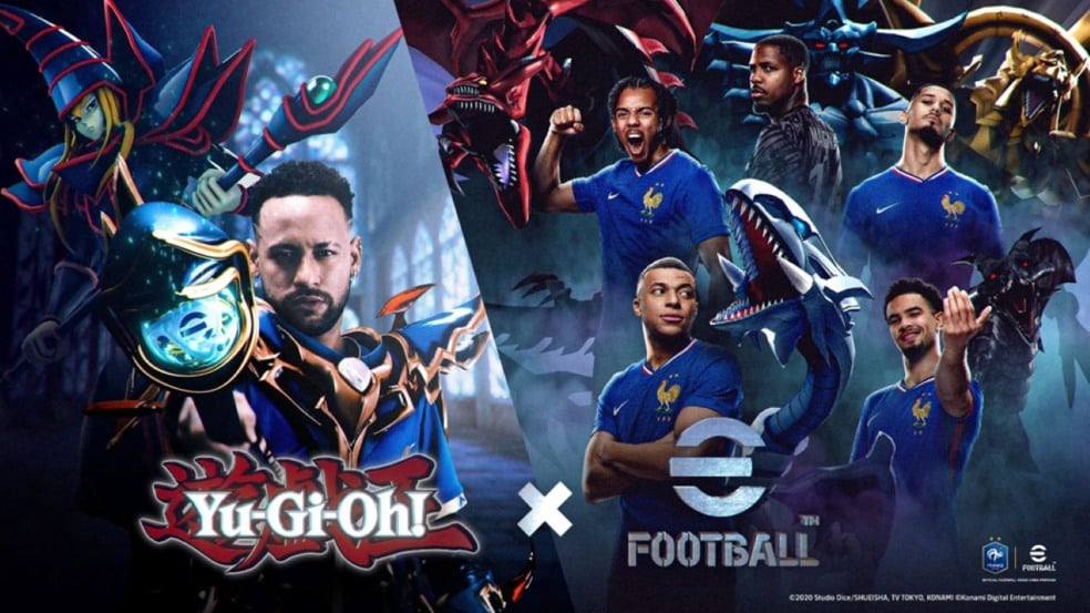 Neymar Jr. veste traje especial para a colab entre Yu-Gi-Oh! e eFootball™
