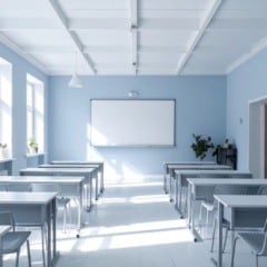 sala de aula vazia educação escola