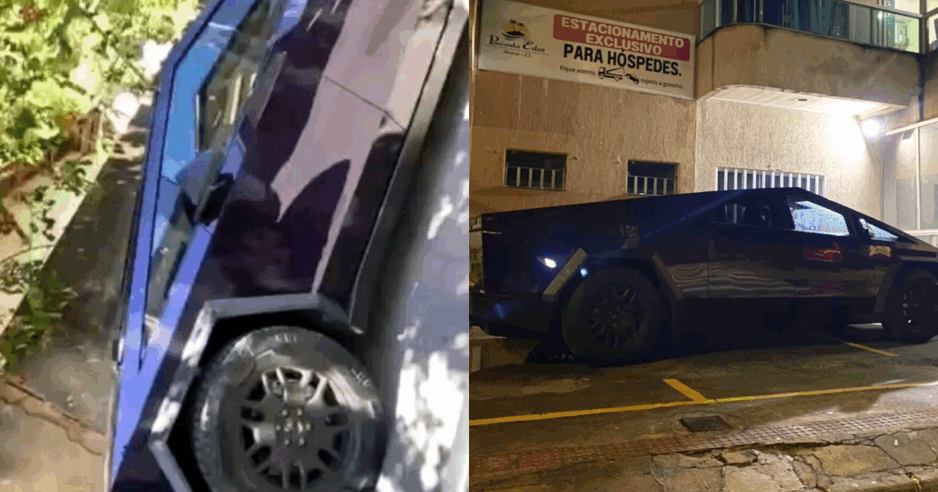 Tesla Cybertruck, de Elon Musk, é visto no Espírito Santo (Foto: Reprodução/Instagram @supercarroscapixabas) Tesla Cybertruck, de Elon Musk, é visto no Espírito Santo (Foto: Reprodução/Instagram @supercarroscapixabas)