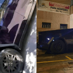 Tesla Cybertruck, de Elon Musk, é visto no Espírito Santo (Foto: Reprodução/Instagram @supercarroscapixabas)