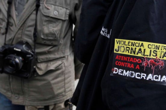 Violência contra jornalistas.