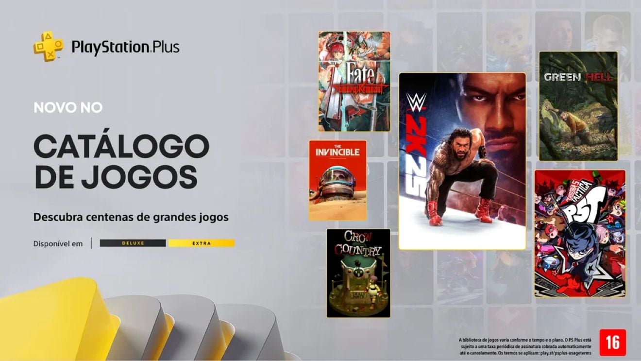 PS Plus Extra e Deluxe de setembro traz Persona 5 Tactica e mais jogos