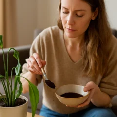 3 maneiras simples de usar borra da café para salvar plantas decorativas desmaiadas