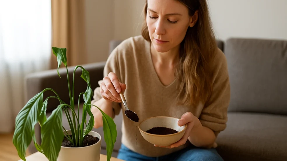 3 maneiras simples de usar borra da café para salvar plantas decorativas desmaiadas