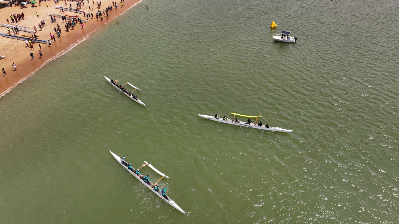 3° Etapa do Estadual de Va'a. Canoa Havaiana. Curva da Jurema, Vitória
