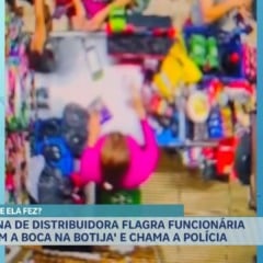 Funcionária é flagrada furtando R$ 560 em mercadorias em loja