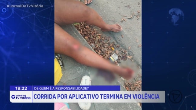 Mulher é arrastada por carro de aplicativo em Cariacica