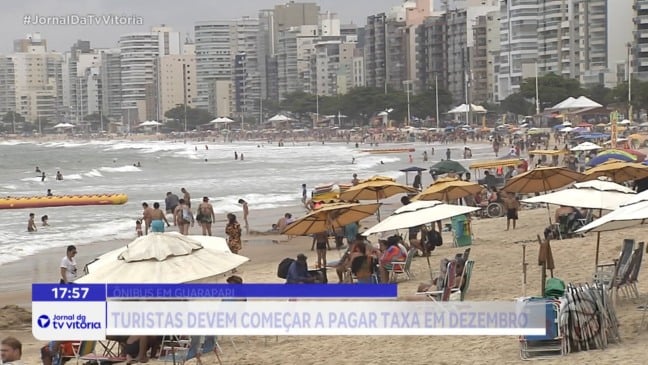 Taxa para turistas em Guarapari gera polêmica entre frequentadores