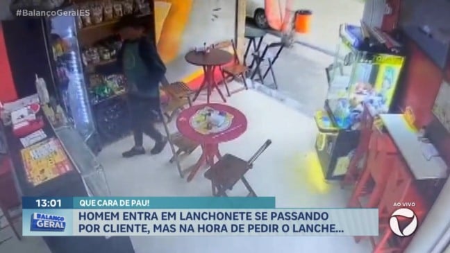 Assalto em pastelaria de Vitória causa pânico entre funcionários