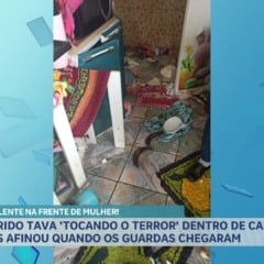 Homem embriagado causa incêndio e é preso por violência doméstica