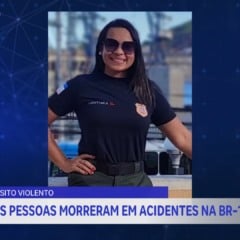 Policial penal morre em acidente na BR-101, em Vila Velha