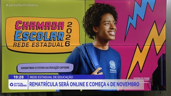 Rematrícula na rede estadual começam em novembro