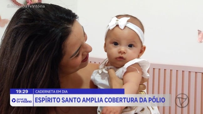 Cobertura vacinal contra poliomielite no ES chega a 84%