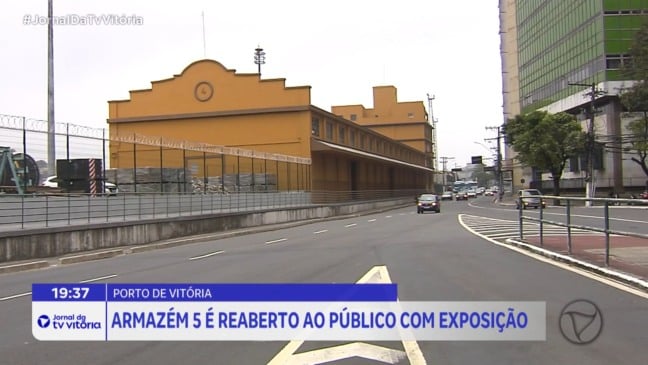 Armazém 5 do Porto de Vitória é reaberto ao público