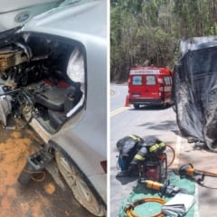 Foto: Corpo de Bombeiros/ Reprodução 