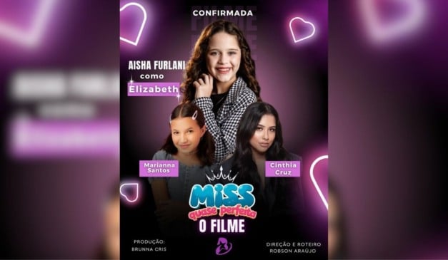 Influenciadora capixaba mirim, Aisha Furlani, estreia em filme que será lançado em plataformas de streaming