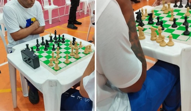 Alunos detentos do ES participam de festival de xadrez. Alunos detentos do ES participam de festival de xadrez.