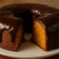 Bolo de cenoura mais fofo do mundo tem cobertura de chocolate com receita mantida por gerações