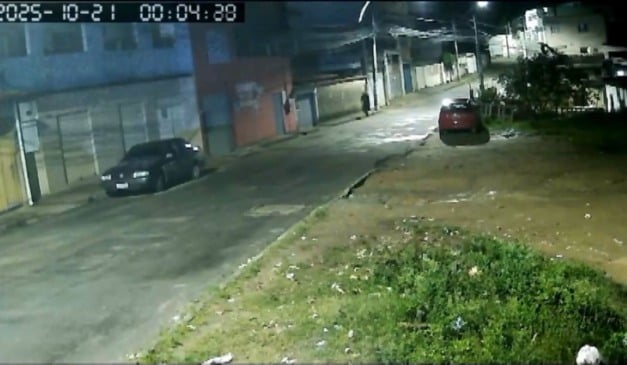 Câmera flagra morte de homem em Santa Bárbara Cariacica