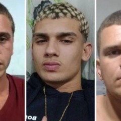 Jeanderson Bismarque Soares de Almeida, Fabian Alves Martins e Alisson Lemos Rocha, o Russo. Foto: Reprodução/Redes sociais