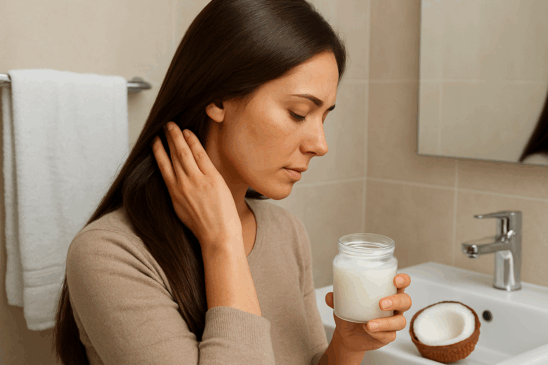 Óleo de coco: nutrição profunda e fortalecimento capilar três vezes mais eficaz/Foto ChatGPT