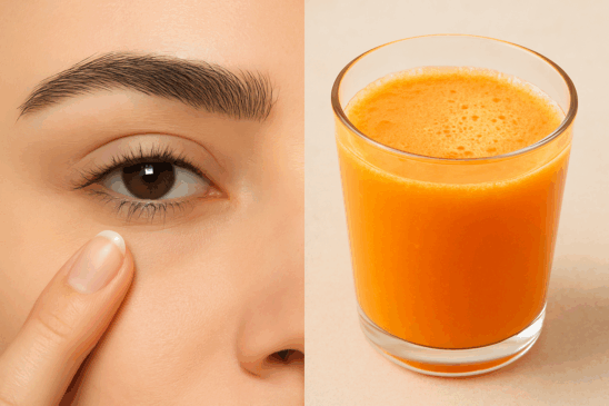 Shot nutritivo de vitaminas naturais para fortalecer cabelo, unhas e sobrancelhas de dentro para fora/Foto ChatGPT