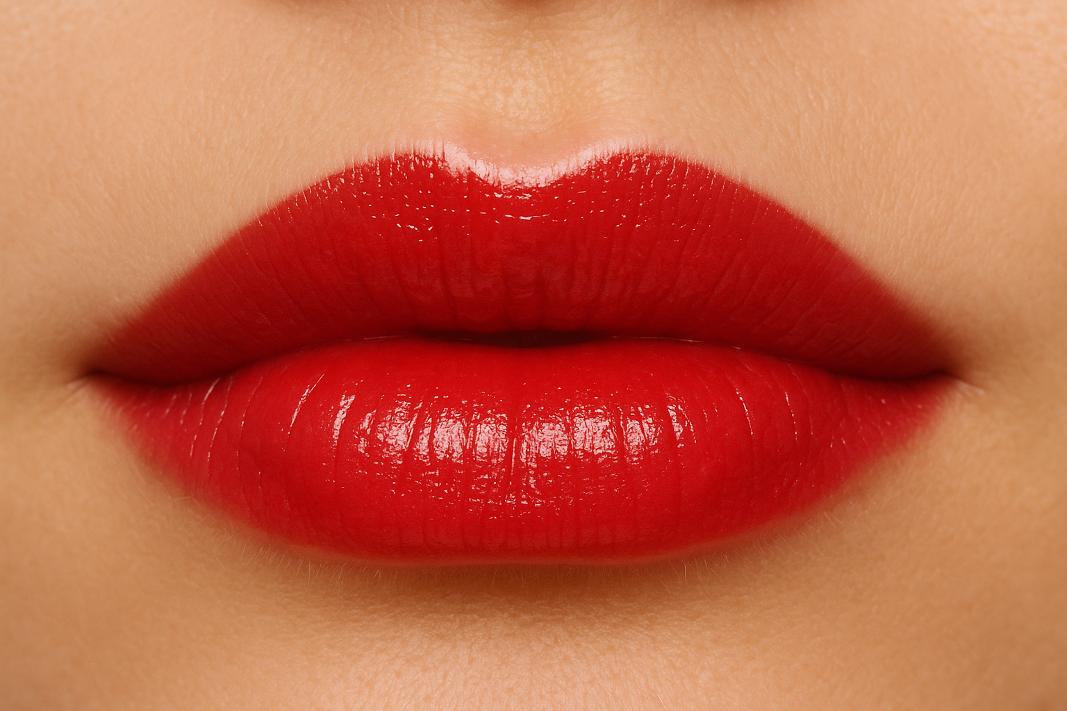 Lábios volumosos, cor intensa e acabamento perfeito/ChatGpt