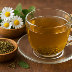 Chá noturno para emagrecer e desinchar: combinações leves que favorecem o descanso e o equilíbrio do corpo/ChatGPT