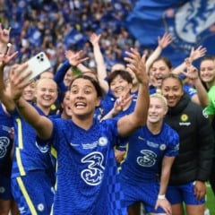 O Chelsea é o terceiro clube mais valioso do mundo, com €13,4 milhões em receita (cerca de R$85 milhões). Foto: Divulgação/ Chelsea FC