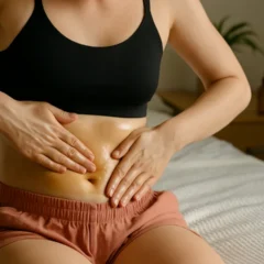 Como reduzir medidas da barriga com massagem caseira e óleo corporal