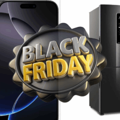 "Prepare-se para a Black Friday 2025: as melhores ofertas de smartphones, televisores e geladeiras estão chegando/Canva Montagem