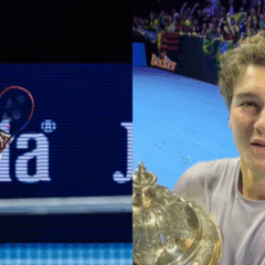 João Fonseca ergue o troféu do ATP 500 da Basileia após vitória sobre Alejandro Fokina; brasileiro entra para o top 30 do ranking mundial/Reprodução Instagram