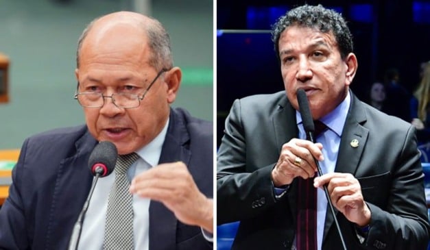 Coronel Chrisóstomo canta parabéns a Magno Malta na CPI do INSS