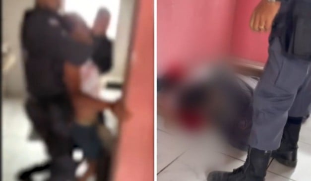 Operação em Nova Rosa da Penha (Foto/reprodução: TV Vitória)