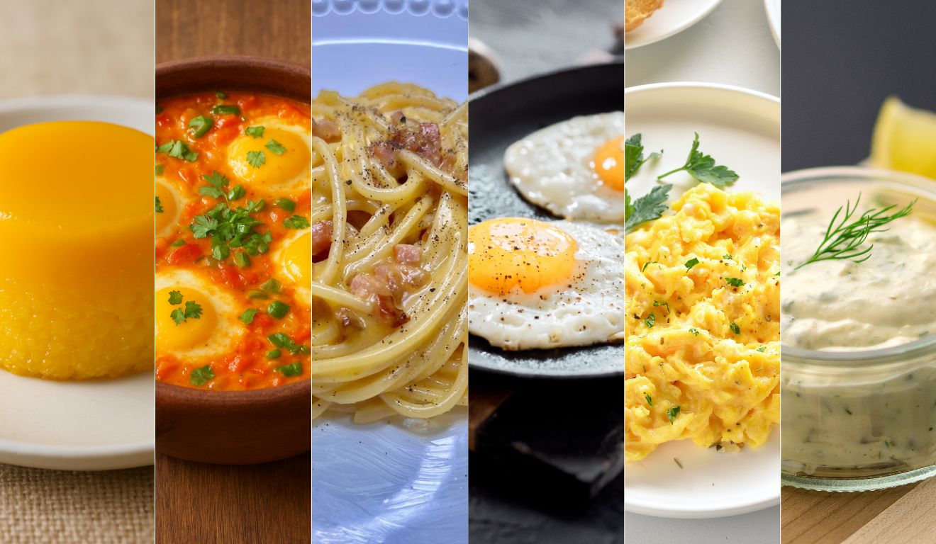 Participantes do Chef de Família indicam seis receitas com ovo (Foto: Reprodução/ChatGPT/Marinete Barbosa/Canva)