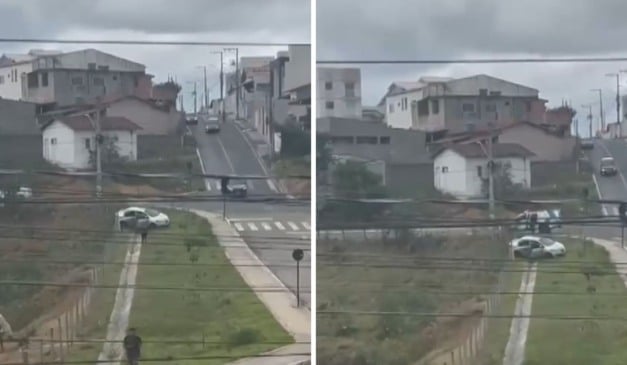 Perseguição Aracruz (Foto/reprodução: TV Vitória)