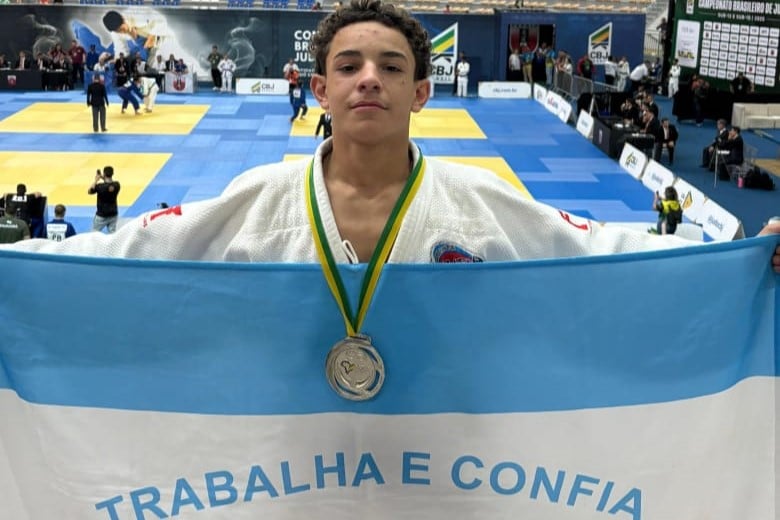 Daniel Lopes Marianelli Almeida no Campeonato Brasileiro de Judô Sub-15. João Pessoa (PB). 03/10/2025