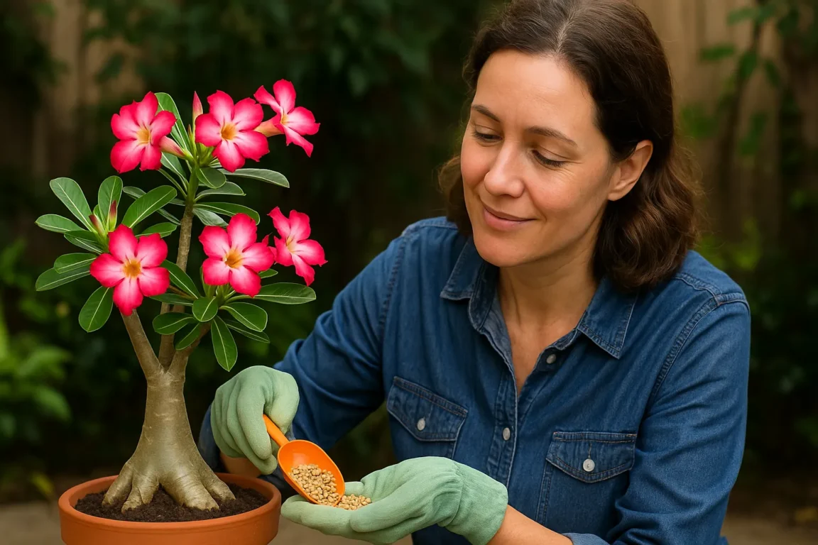 Descubra o momento certo para adubar a rosa-do-deserto e fazê-la florescer mais