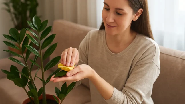 Dica de ouro para sua zamioculca truque com vinagre remove manchas das folhas