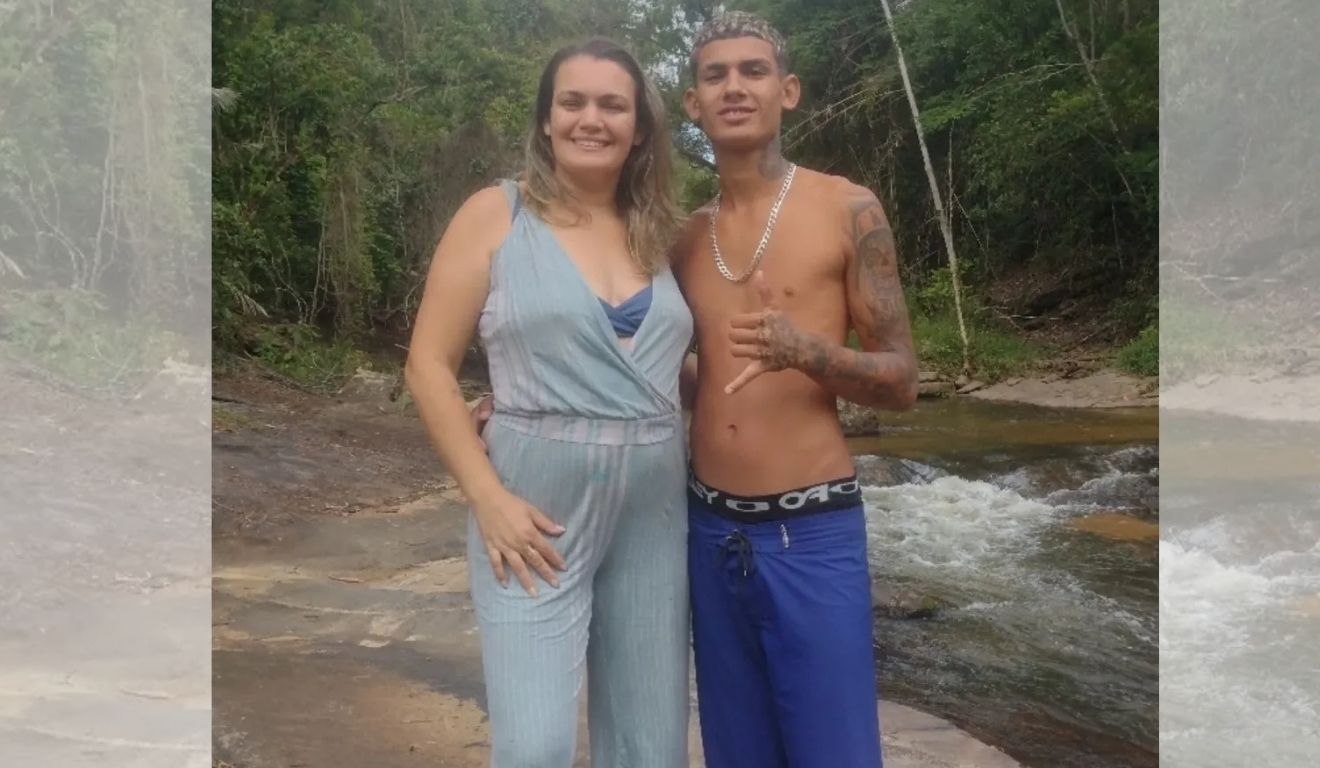 Fabian Alves Martins e sua mãe, Fabiana Martins. Foto: Reprodução/Rede social